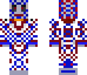 red and blue alien guy