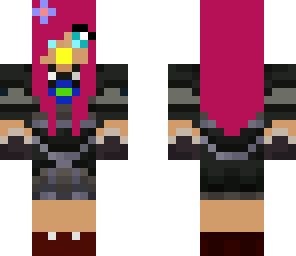 baby skacredoesminecraft raspberry hair