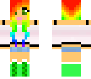 rainbow girl