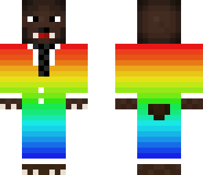 rainbow suited bear