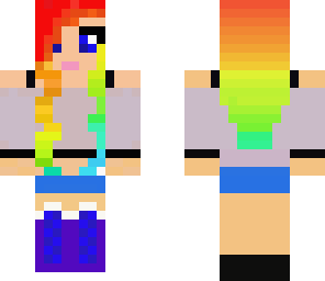 rainbow girl