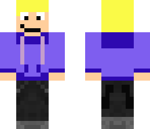 now with blue hood