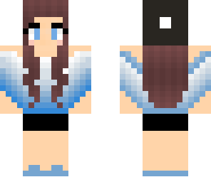 cute blue girl