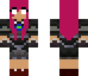 skacredoesminecraft raspberry hair herobrine