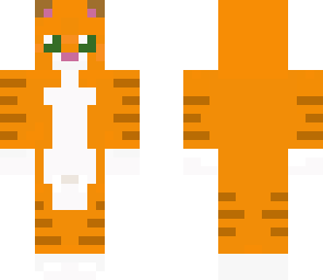 orange cat with green eyes