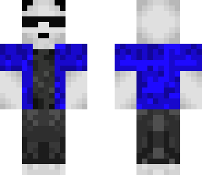 cool panda blue