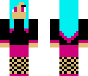 black and pink girl