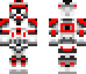 red white robot