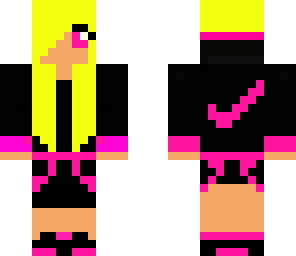 pink nike girl