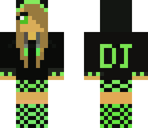green dj girl