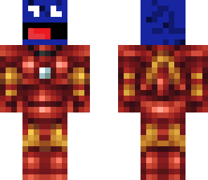 cookie monster in iron man suit