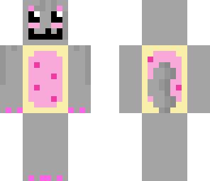 casual nyan cat with ears