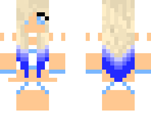 white n blue girl