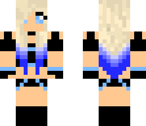 black n blue girl