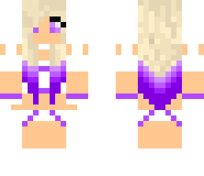 purple n white girl
