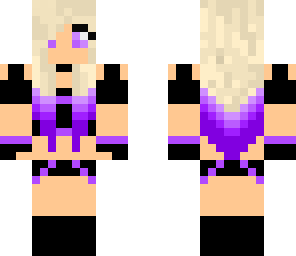 black n purple girl