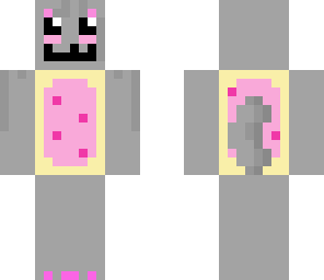 casual nyan cat with ears