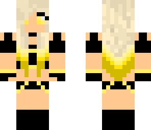 black n yellow girl
