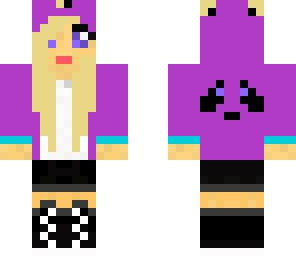 blonde purple panda