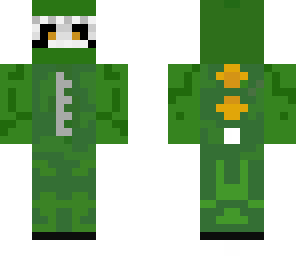 panda in dinosaur suit