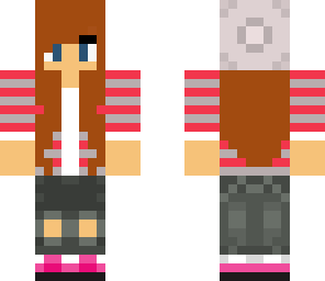 minecraftaggirl official skin 1