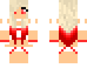 white n red