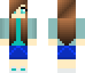 blue girl in jacket