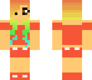 summer rainbow girl