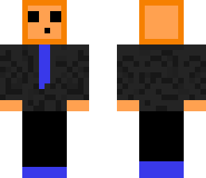 orange slime in tux