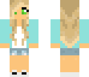 girl with blue jacket