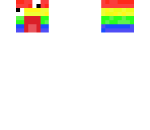 crazy rainbow  head