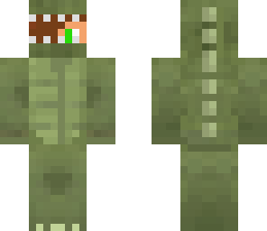 guy in a dino suit