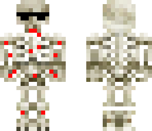 skull with blood