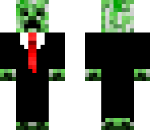 creeper in a tux