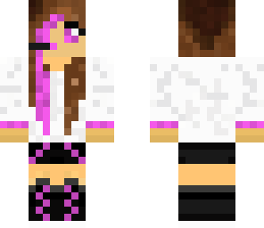 pink girl with headset