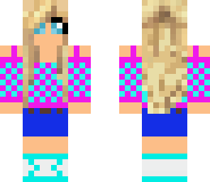 awesome minecraft chick