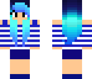 blue girl