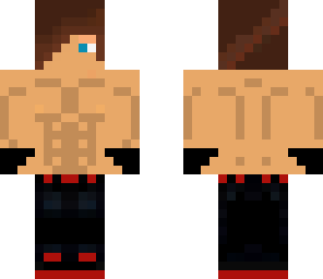 muscle man aqua eyes