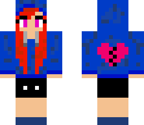 blue girl