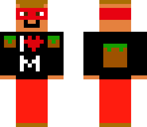 minecraft fan with mask