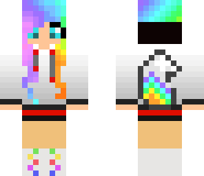 rainbow girl
