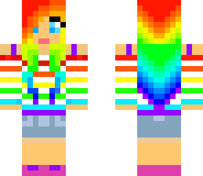 rainbow girl