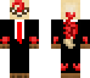 red leafy in tuxedo