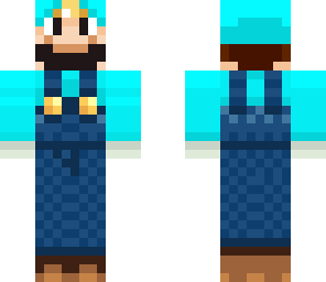 cyan mario