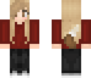 red sweater fox girl