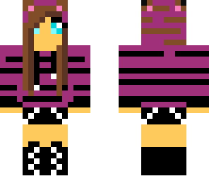 purple tiger girl