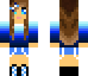 blue girl