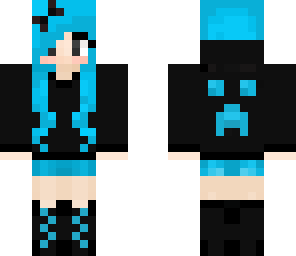 blue creeper girl