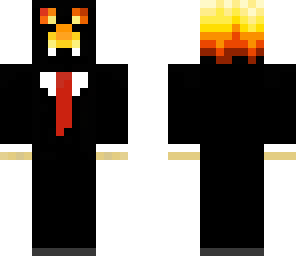 fire creper in a suit