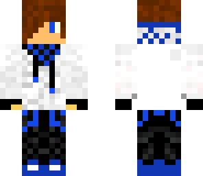 blue boy with headphones